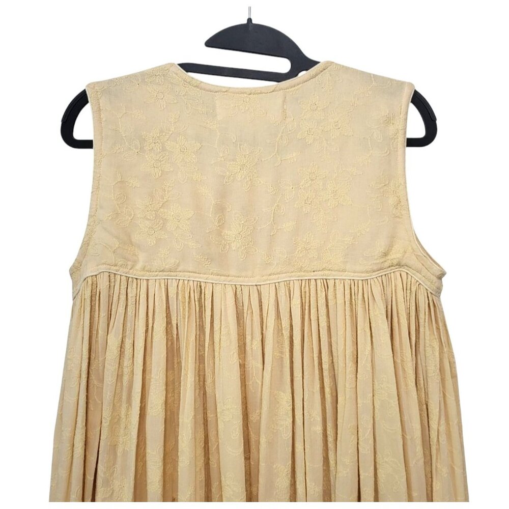 Daughters of India Cream Sleeveless Maxi Dress - Picture 9 of 14